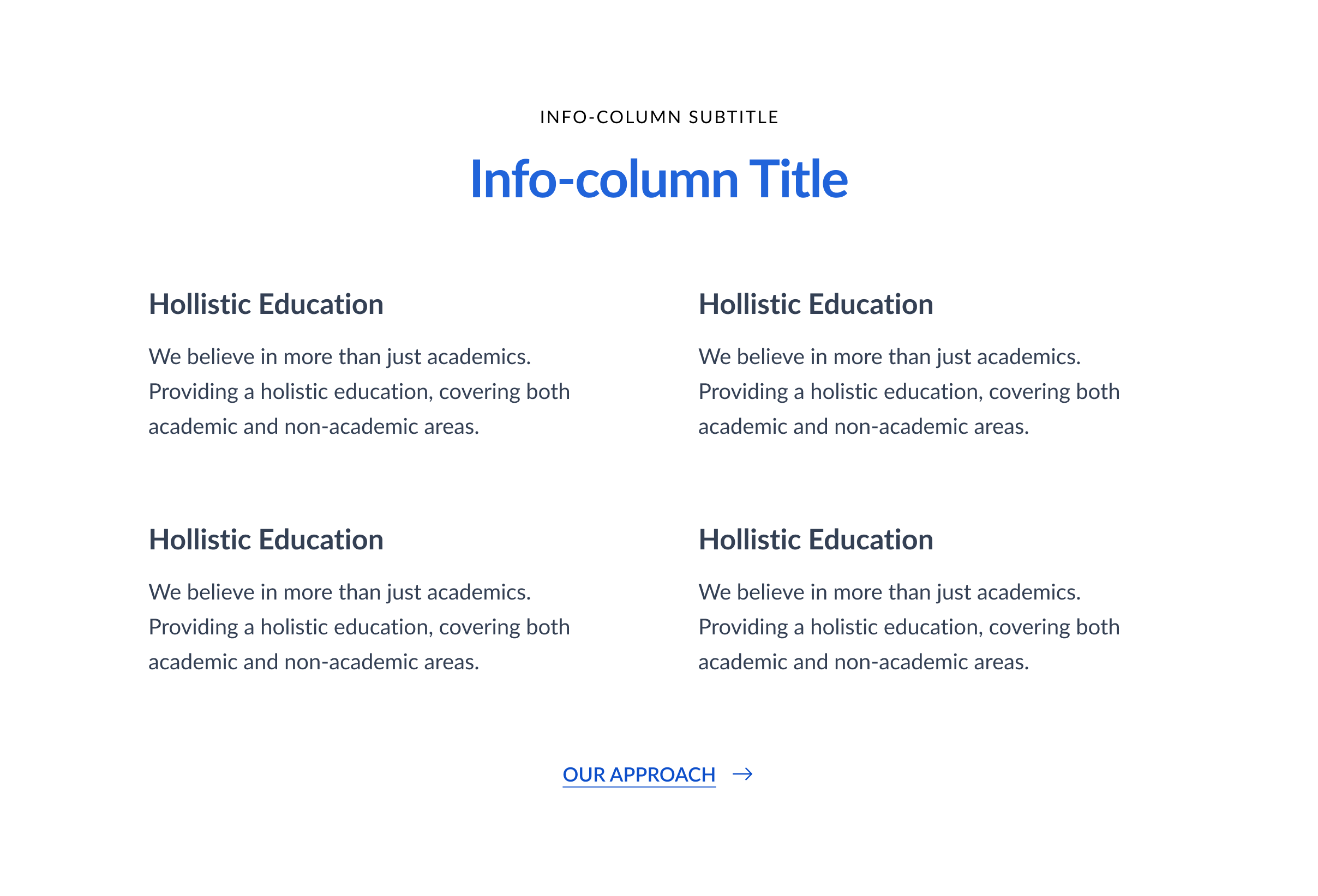 Info Columns